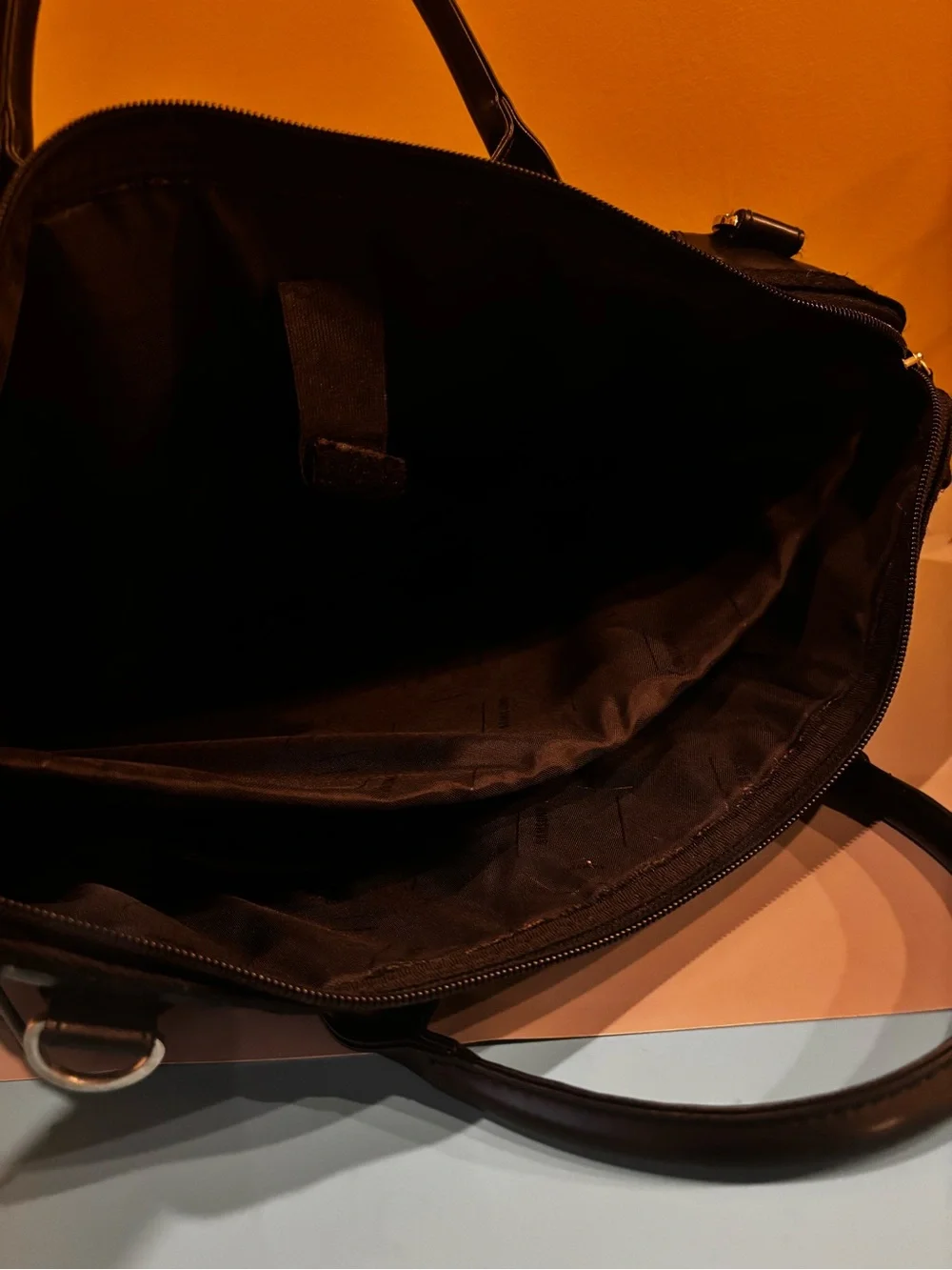 Black Men's Briefcase with Detachable Shoulder Strap0708